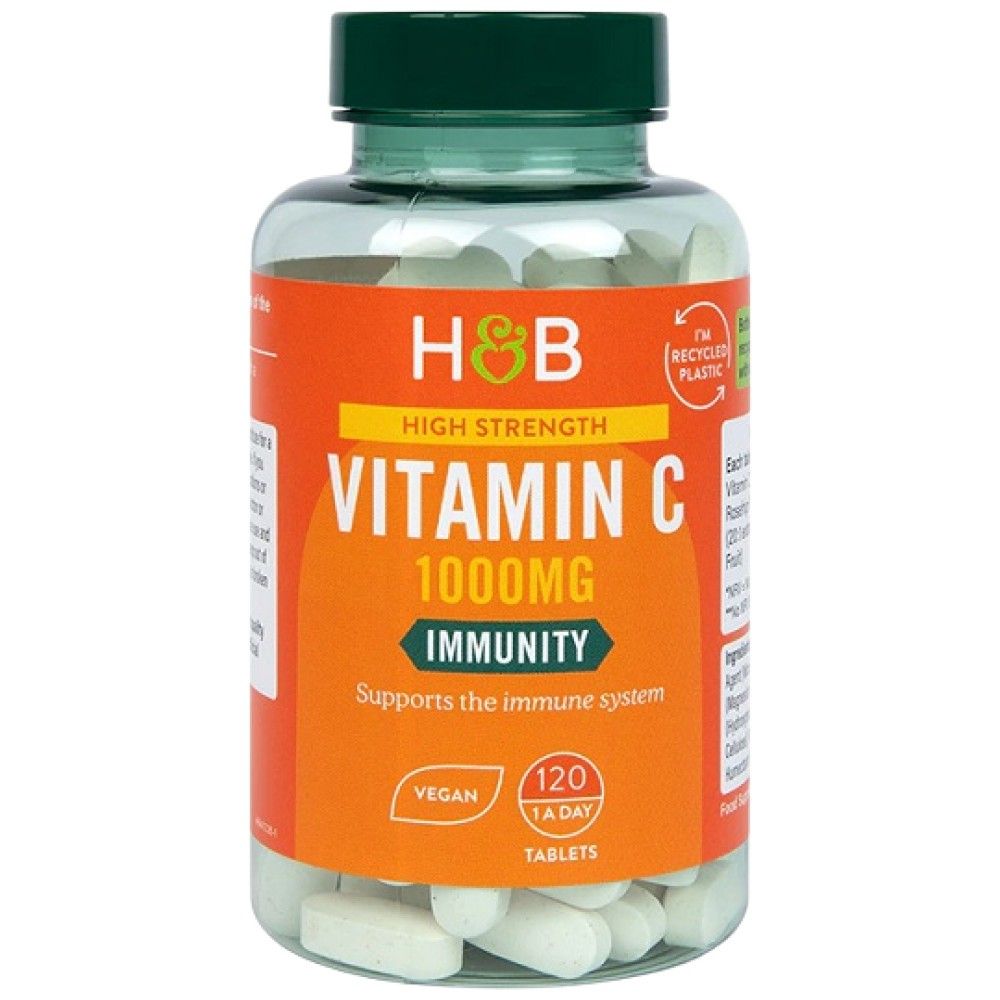 High Strength Vitamin C 1000 mg - 120 Tablets
