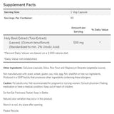Holy Basil Extract 500 mg - 90 capsules
