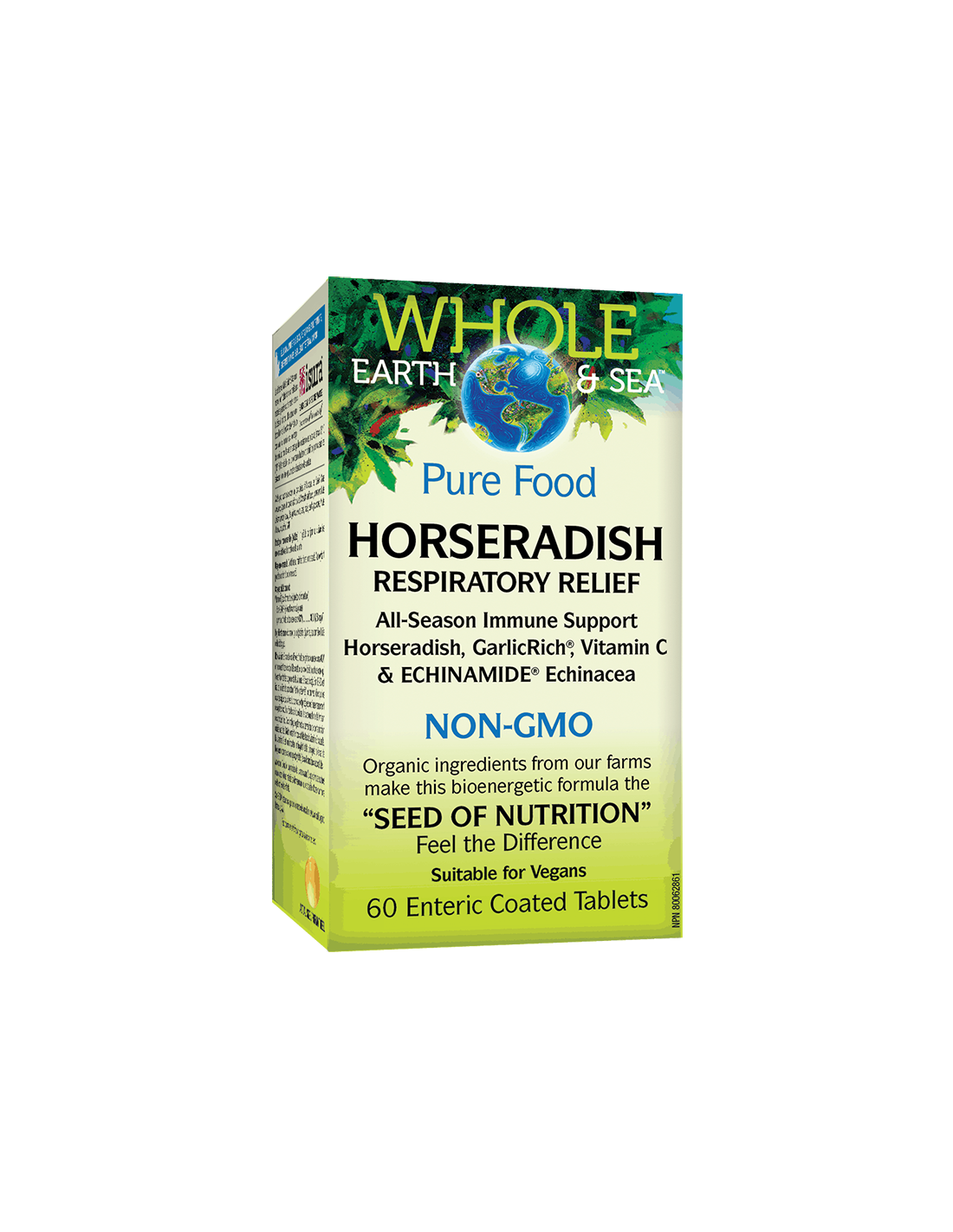 Horsradish -ademhalingsverlichting 1134 mg - 60 tabletten