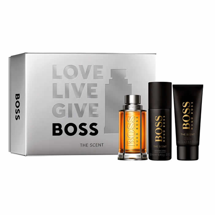 <tc>HUGO BOSS</tc> The Scent Eau De Toilette Spray 100ml Set 3 kusy