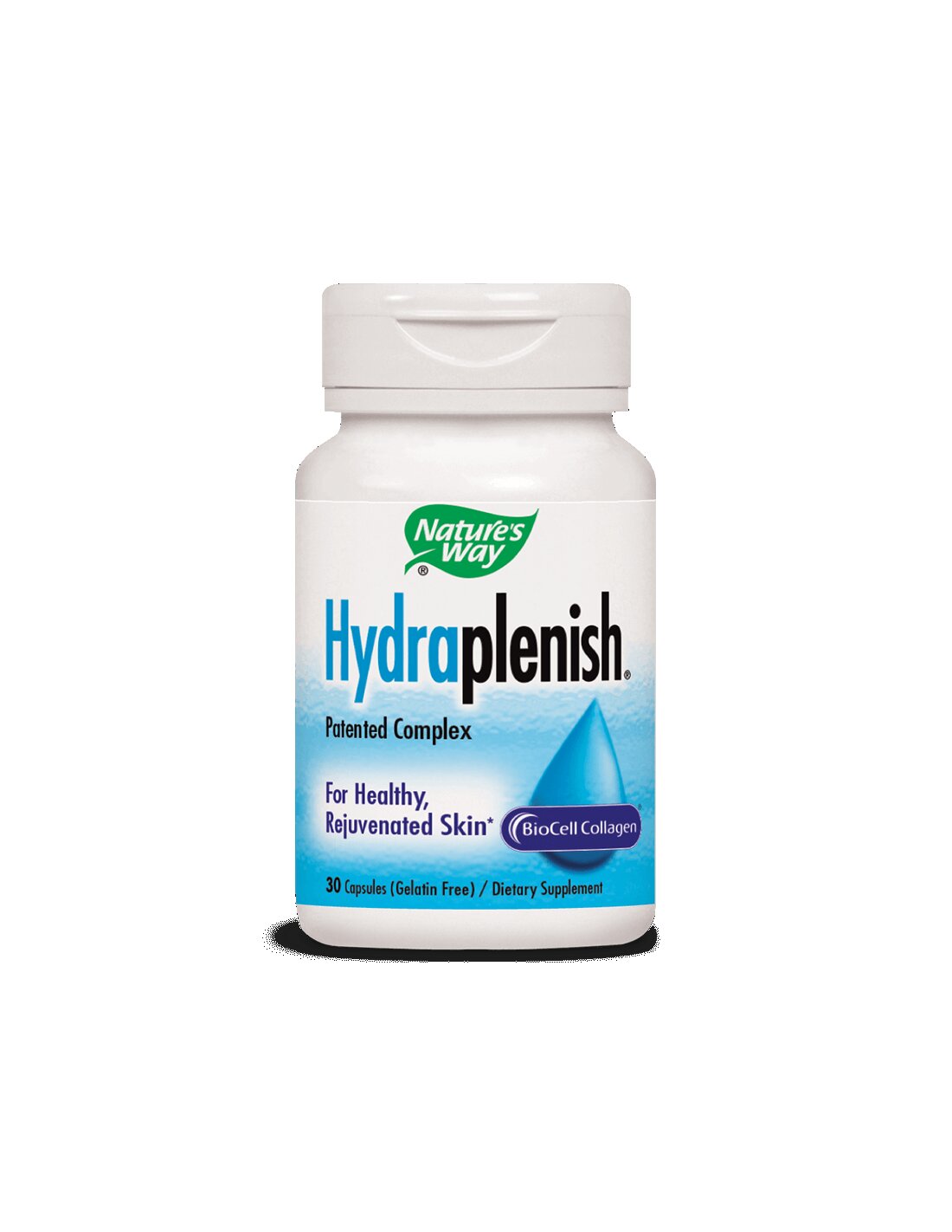 Collageen met hyaluronzuur Hydraplenish® - Mooie huid en gezonde gewrichten, 500 mg, 30 capsules <tc>Nature’s Way</tc>