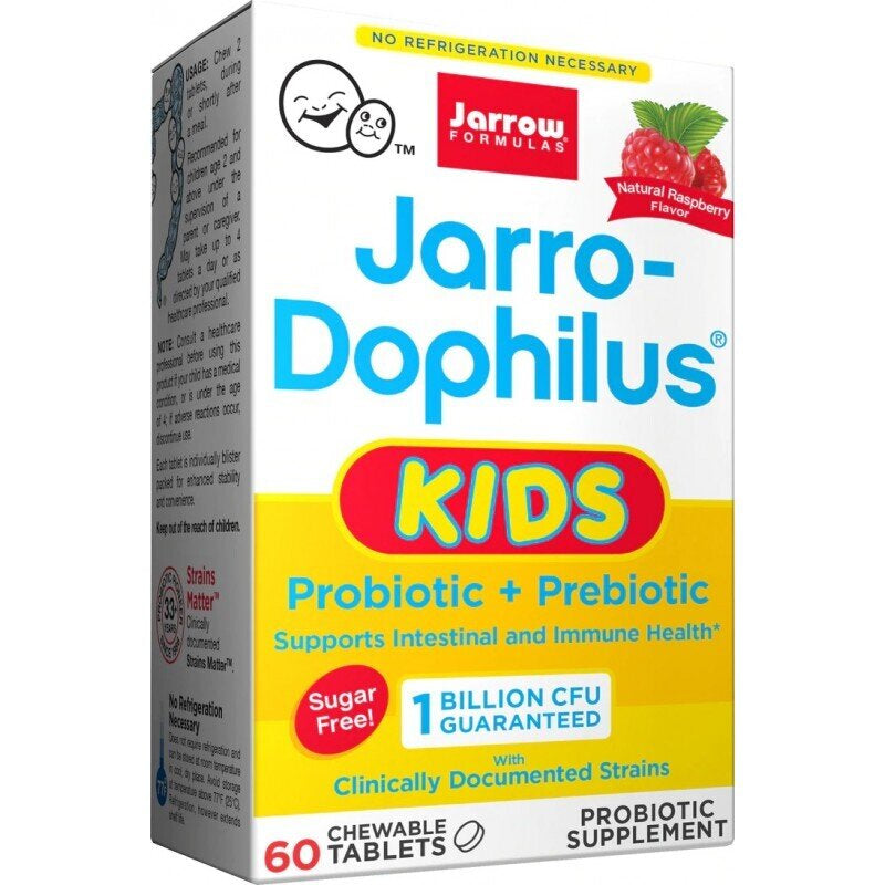 Jarro-Dophilus Kids 1 Billion - Пробиотик за Деца 60 дъвчащи таблетки - Feel You