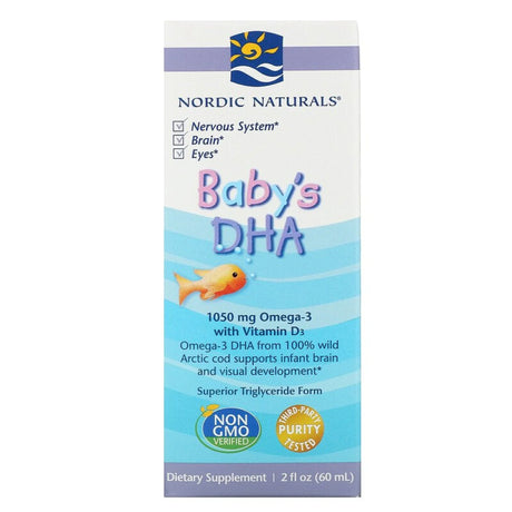 Baby's DHA | 1050mg Omega-3 With Vitamin D - 60 мл - Feel You