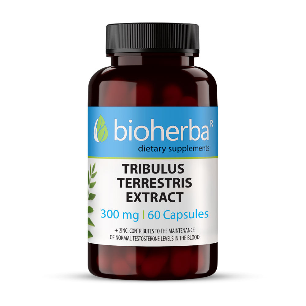 „Tribulus Terrestris“ ištrauka 300 mg - 60 kapsulių