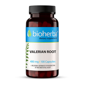 Valerian Root 380 mg - 100 capsules - Nutra Best Europe