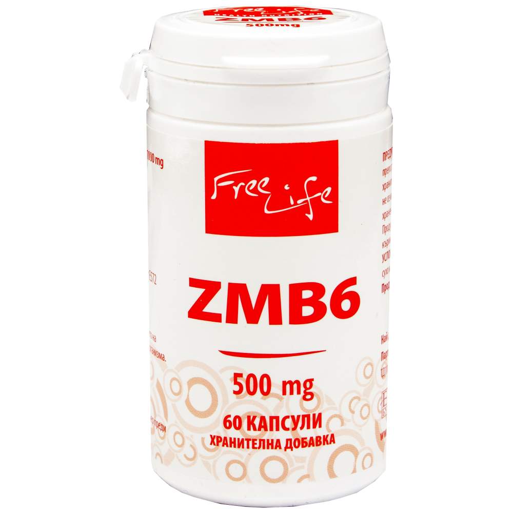 ZMB6 500 mg - 60 kapsulės