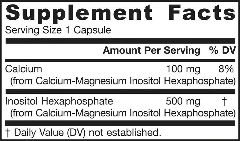 IP6 - Inositol Hexaphosphate - Inositol 120 capsules
