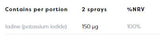 Iodine Oral Spray 150 mcg - 26 ml