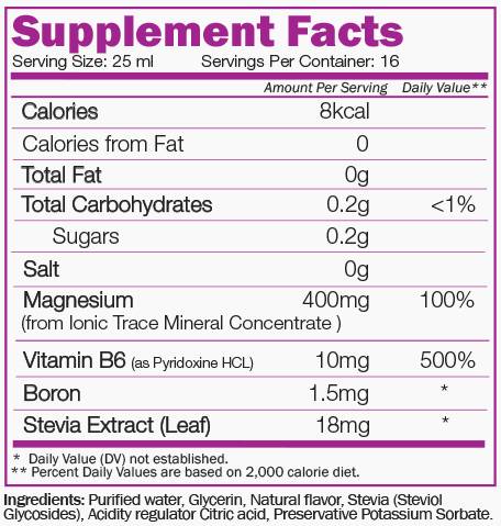 Ionic Magnesium With Stevia - 400 ml