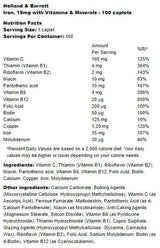 Żelazo 15 mg | Z witaminami i minerałami 100 kapsułkami