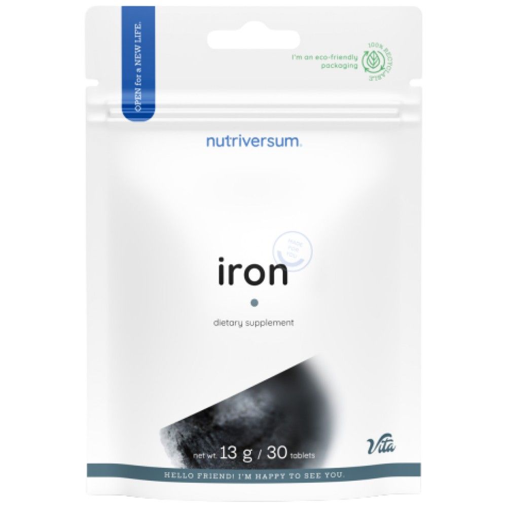 Eisen 30 mg | Ferrom fumarate - 30 Pëllen