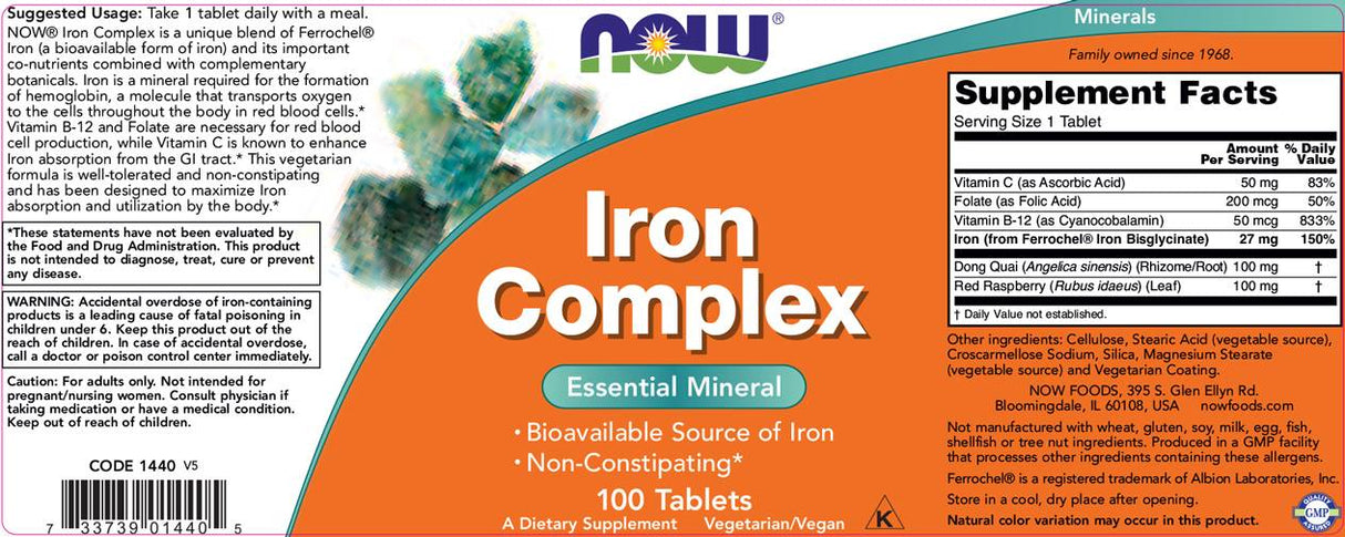 Iron Complex - 100 tablet