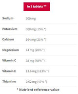 Isotonická sportovní vytrvalost | Šumivé - 20 rozpustných tablet