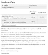 NIACIN NIACIN 500 mg | Dvigubas stiprumas - 180 kapsulės