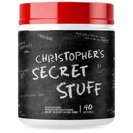 Christopher's Secret Stuff | Champion Pre-Workout - 516 грама - Feel You