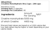 Creatine Monohydrate Xtra Caps 200 капсули - Feel You