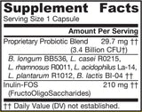 Jarro-Dophilus®+FOS (3.4 B. CFU) / 100 Caps