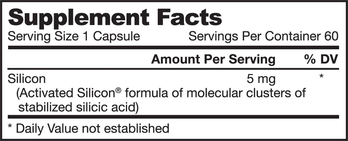 Jarrosil® (silikonas) 5 mg 60 kapsulės