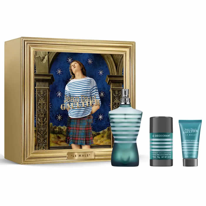 <tc>JEAN PAUL GAULTIER</tc> Le Male toaletní voda ve spreji 125ml sada 3 kusů