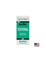 Formuła ziołowa testosteronu - Just Men® Testeral, 60 tabletek podjęzykowych <tc>Superior Source</tc>