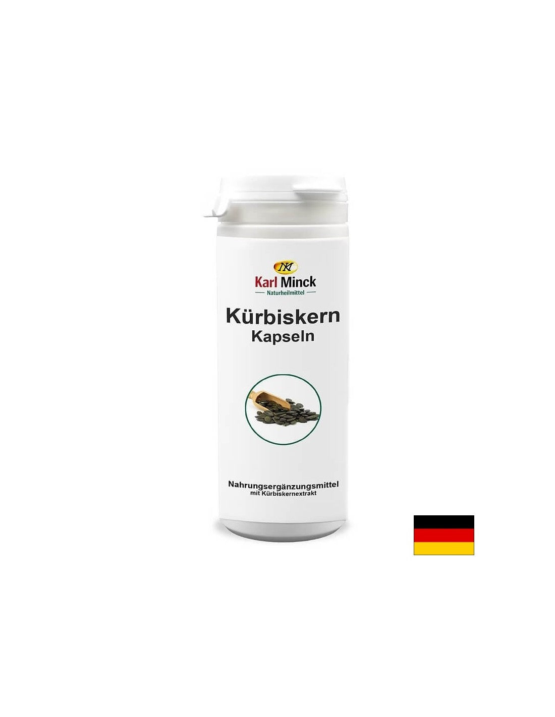 Kürbiskern - Pumpkin seed 400 mg, 100 capsules Karl Minck