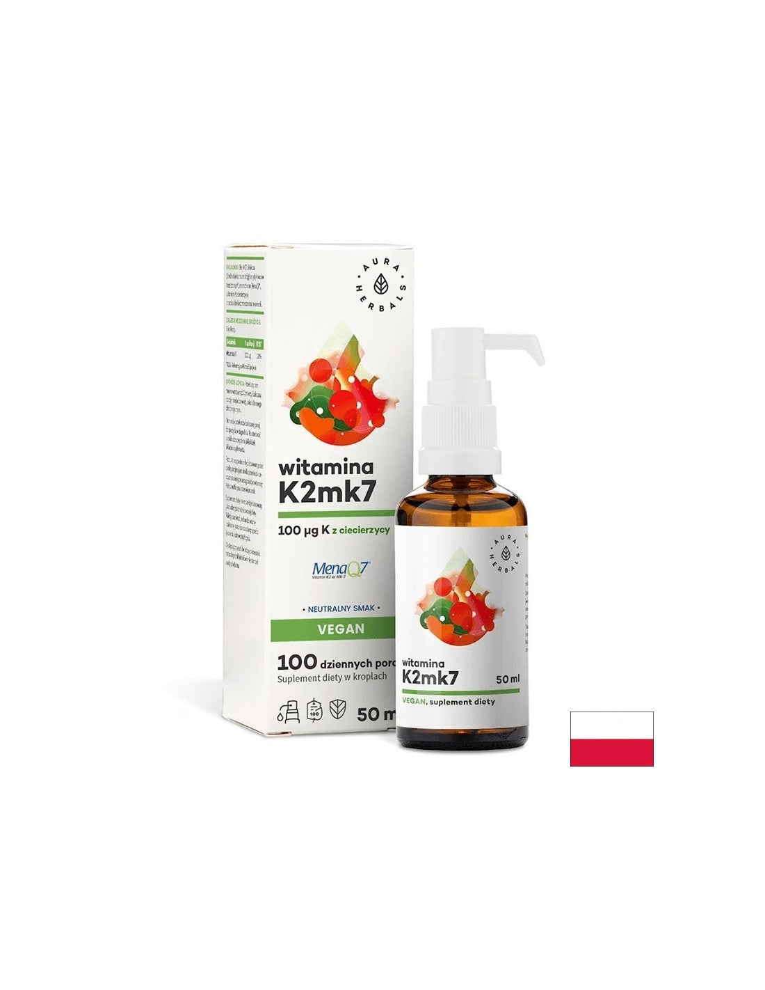 Bones and joints - Vitamin K2 (vegan formula), 50 ml drops