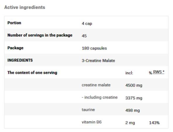 3 -Creatine Malate 1250 Xtracaps - 360 Capsule