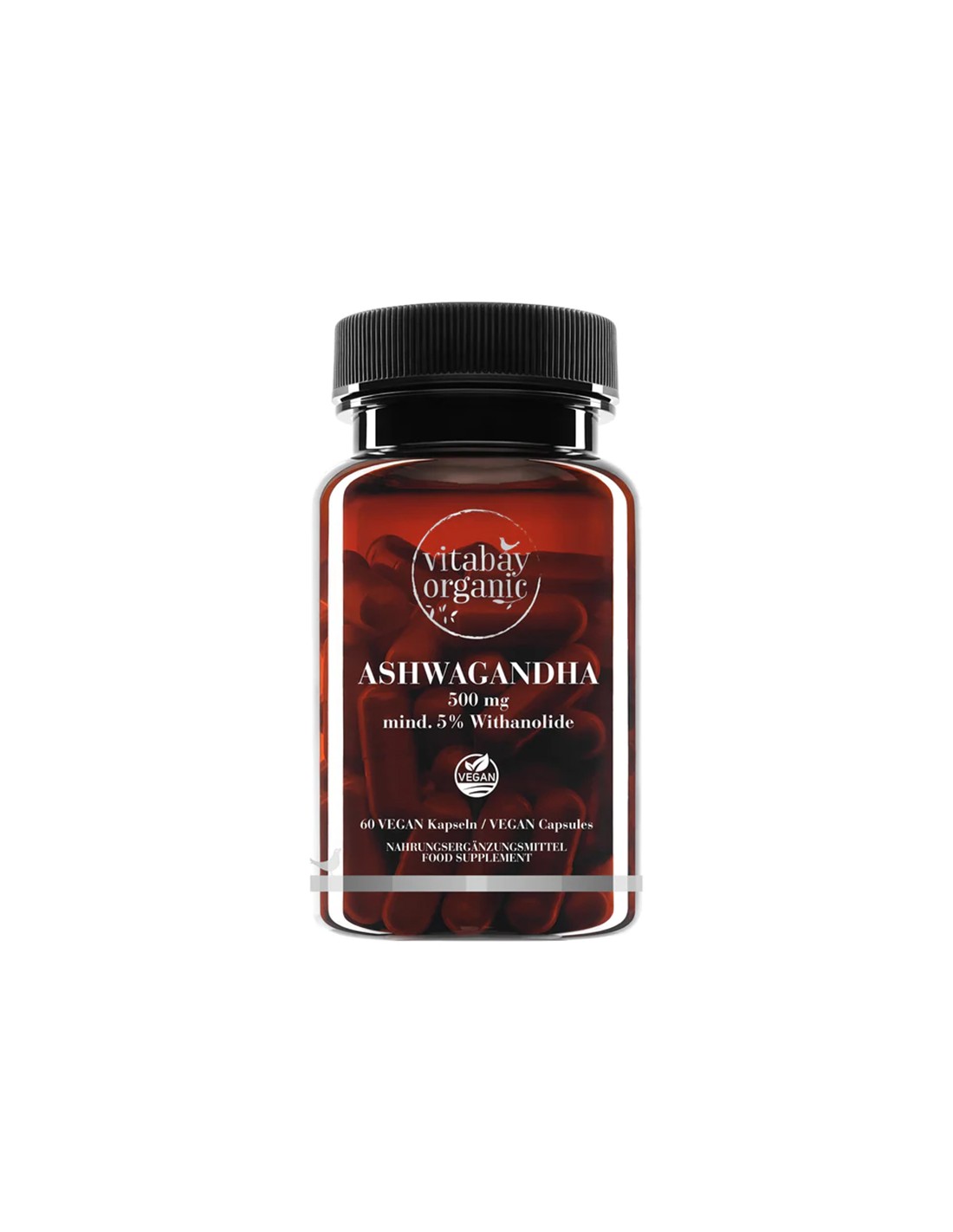 Stress and good mood - Ashwagandha KSM-66 organic, 500 mg x 60 capsules