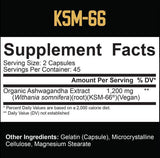 KSM-66® Organic Ashwagandha 600 mg - 90 capsules
