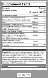 Keto Burn | su l -karnitinu - 90 kapsulių