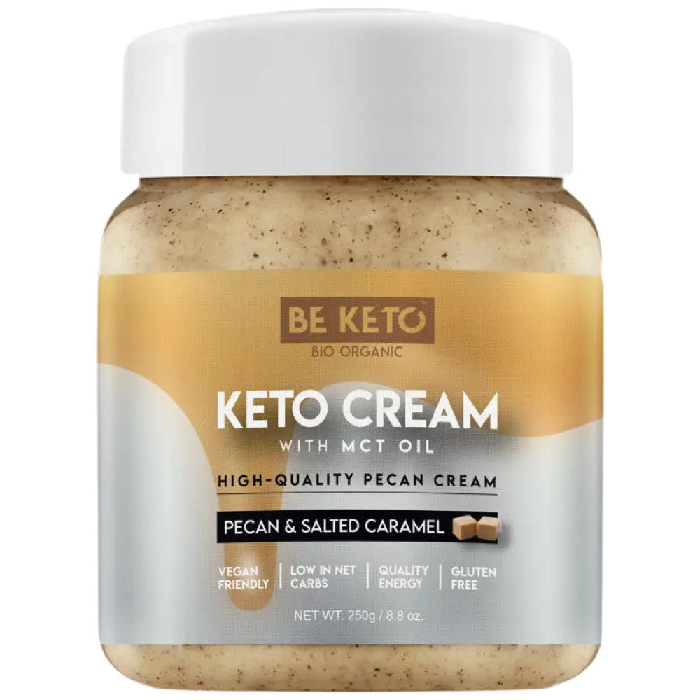 Crema Keto | Pecan &amp; Caramel Sărat + MCT - 250 grame