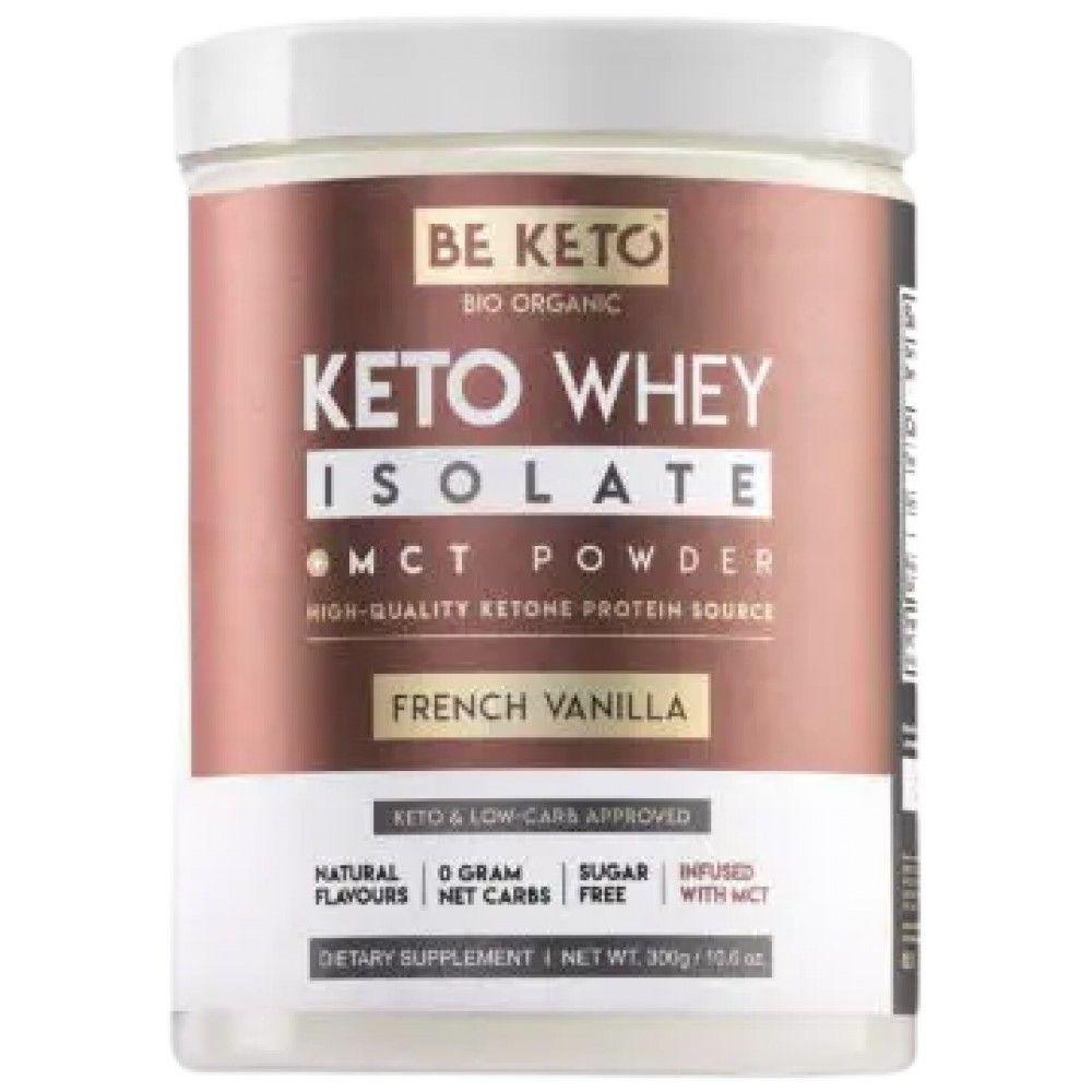 Isolat de lactosérum Keto + MCT - 300 grammes