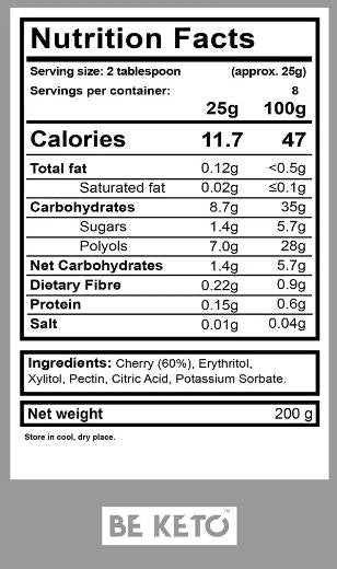 KETO JAM | Baixo açúcar - 200 gramas
