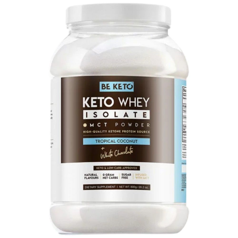 De Keto Whoy Isolate + MCT - 800 Gramm