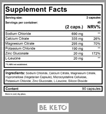 Keotoletes Kapselen | KTO Elektrozeg Formel - 90 Kapselen