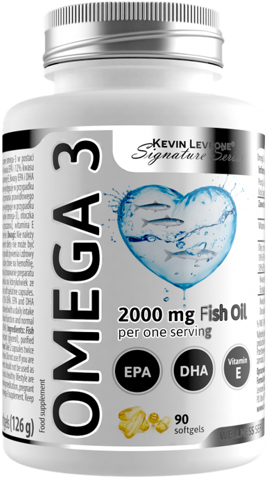 Kevin Levrone Omega 3 / Fish Oil [90 Gel Capsules, 45 Doses]
