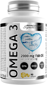 Kevin Levrone Omega 3 / Fish Oil [90 Gel Capsules, 45 Doses]