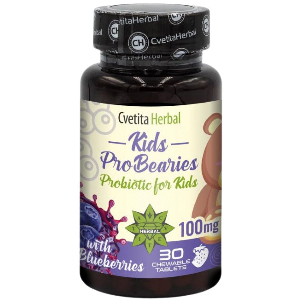 „Kids Pro Bearies“ 100 mg - 30 tablečių