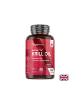 Opieka nad mózgiem i widzeniem - olej antarktyczny 600 mg, 180 kapsułek miękkich - olej Krill