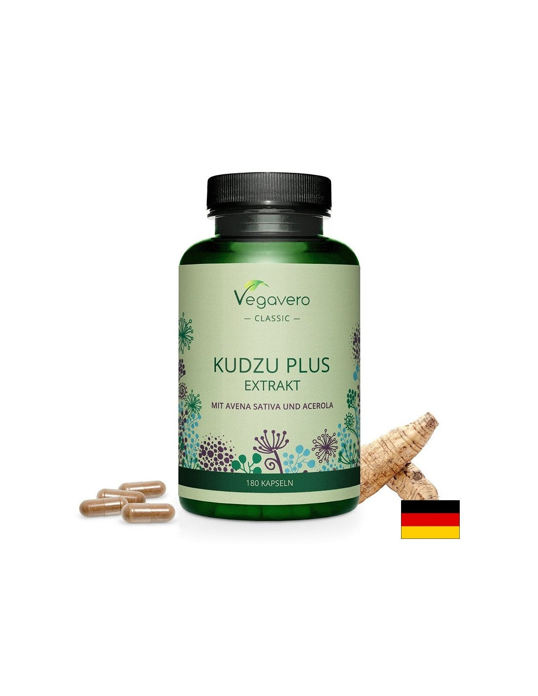 Kudzu plus extrakt - Kuzu plus Hafer an Azerola, 180 Kapselen