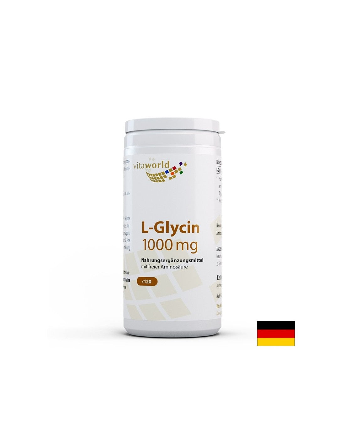 Antioksidantas - L -glicinas, 1000 mg x 120 kapsulės