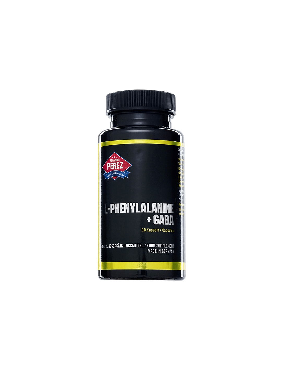 Reduces stress and appetite - L-phenylalanine + Gaba, 90 capsules