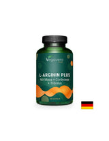L-arginine plus Maka, Cordycers an Tribalis-L-Arginin Plus (MACA, Kordycersps), 270 Vegeloaps
