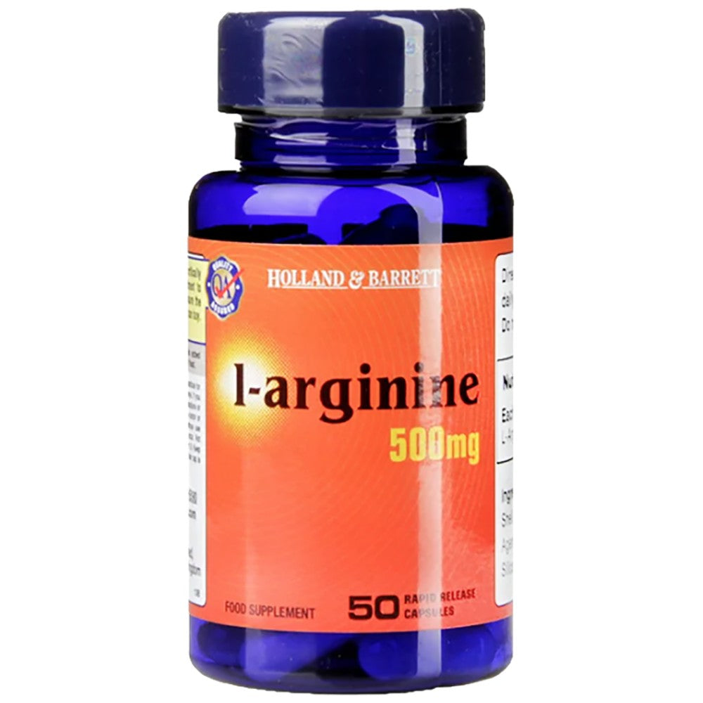L-Arginine 500 mg - 50 capsules