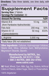 L-Arginine 5000 mg. / 90 Tabs.