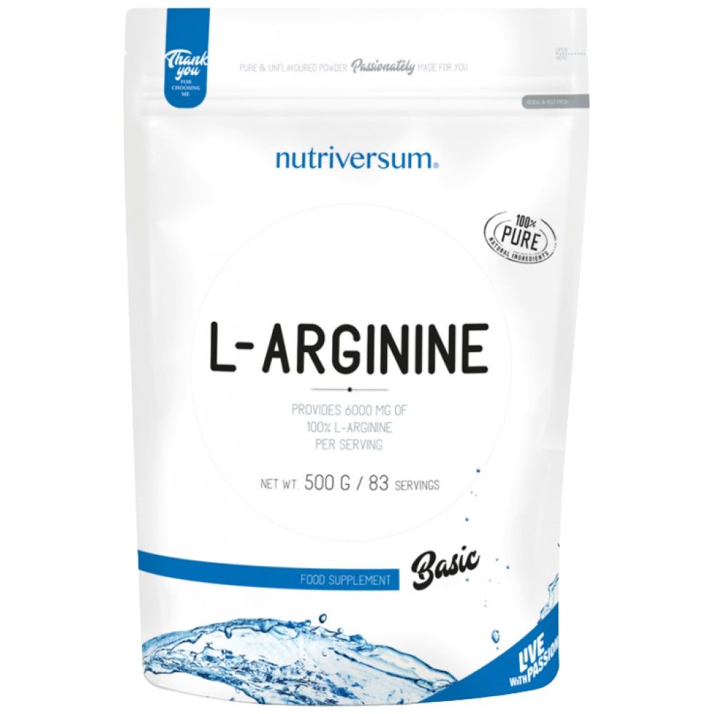 L-Arginine Powder | 100% Pure - 500 grams