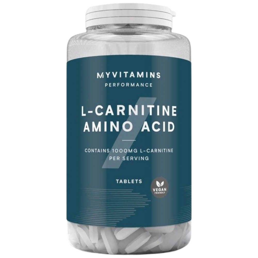 Aminoácido L -carnitina - 180 tabletas