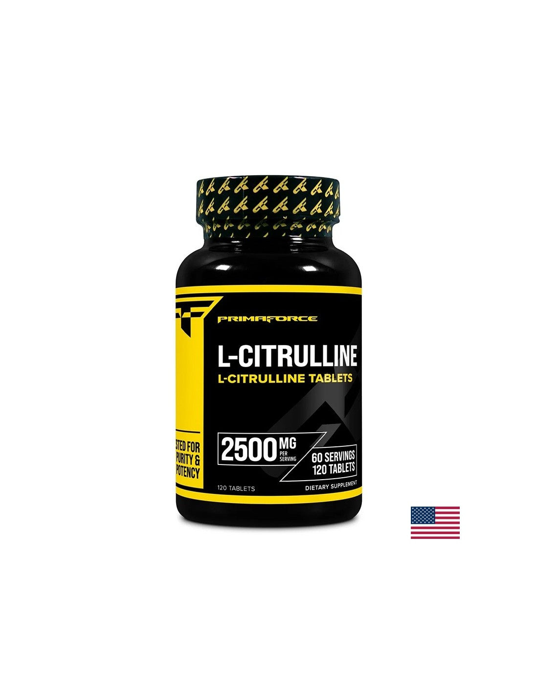 Muscle strength and heart health - L-Citrulline, 1250 mg x 120 tablets