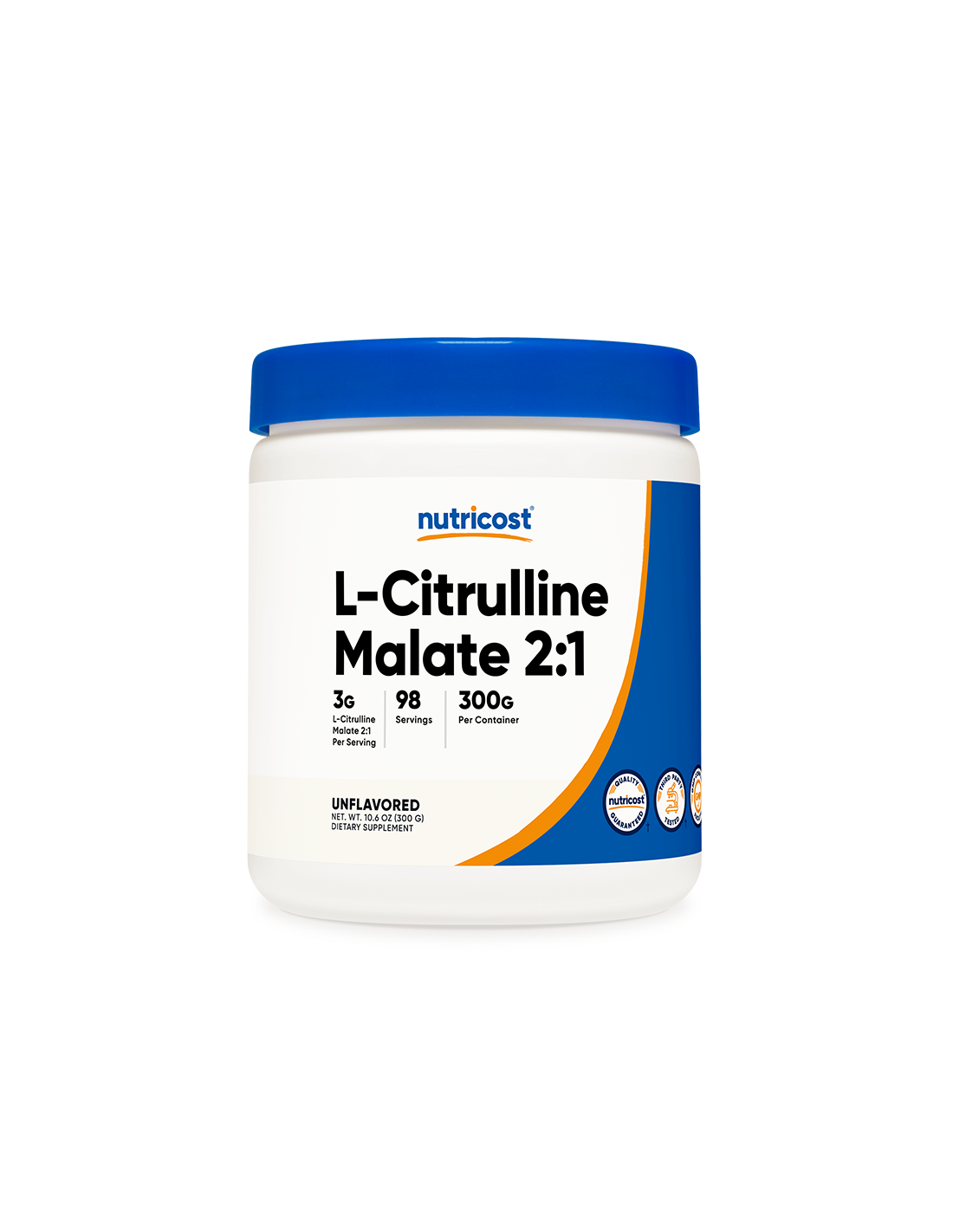 Masa muscular - L-Citrulina (malato) L-Citrulina, 300 g <tc>Nutricost</tc>