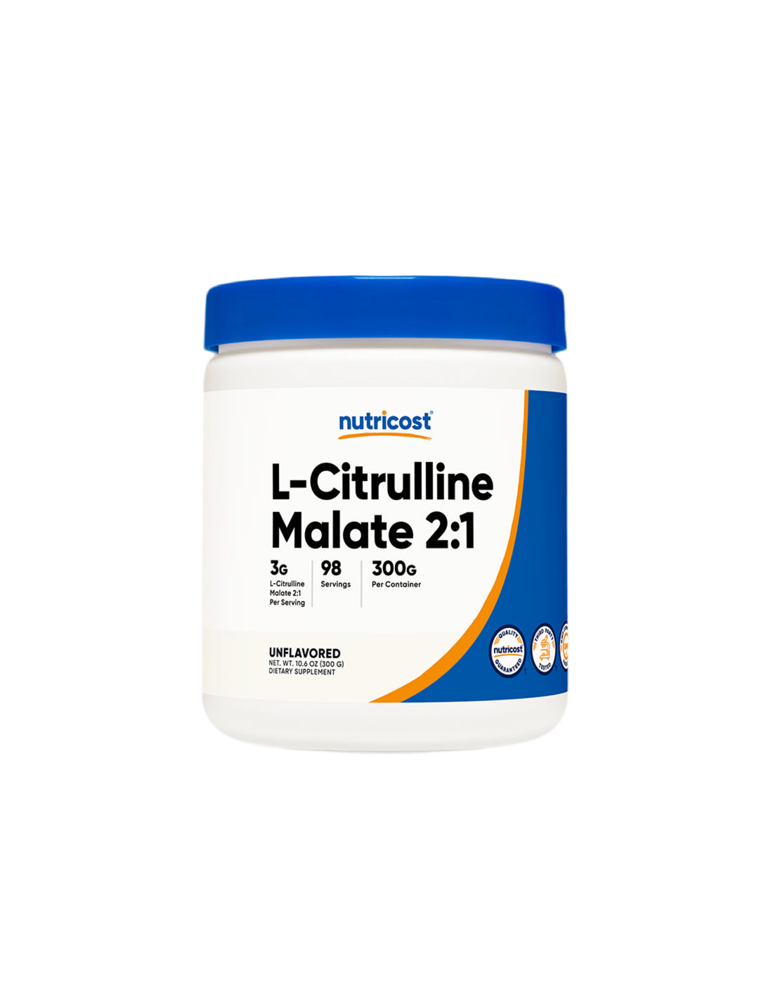 Masa muscular - L-Citrulina (malato) L-Citrulina, 300 g <tc>Nutricost</tc>